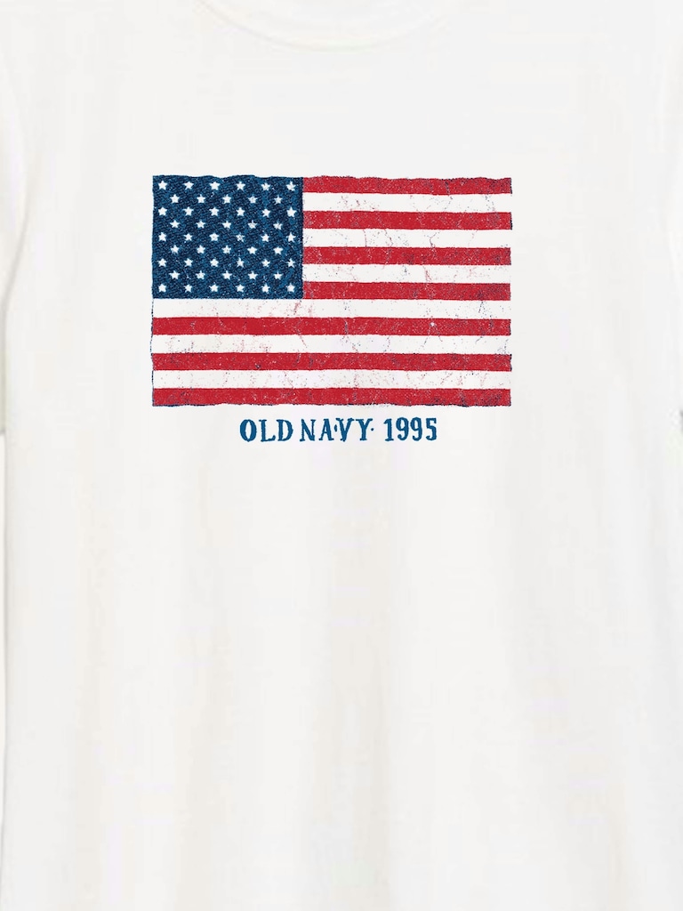 Heritage 1995 Flag Graphic T-Shirt For Women