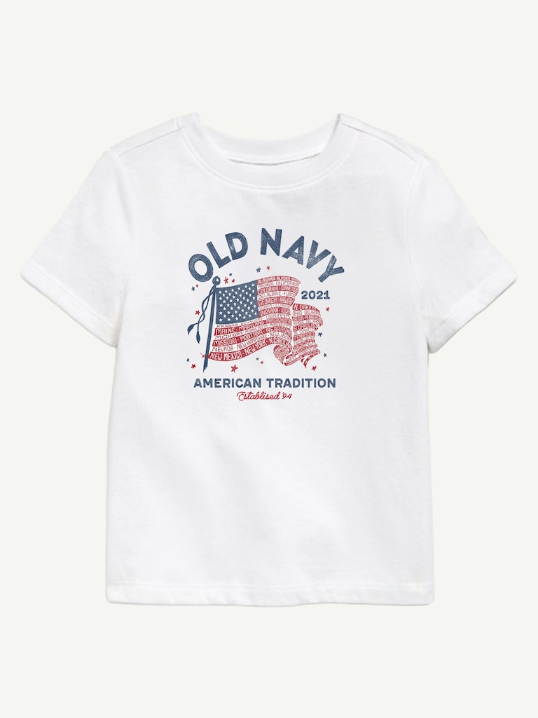 Heritage 2021 Flag Graphic T-Shirt For Toddler
