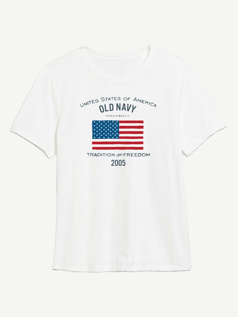 Heritage 2005 Flag Graphic T-Shirt For Women
