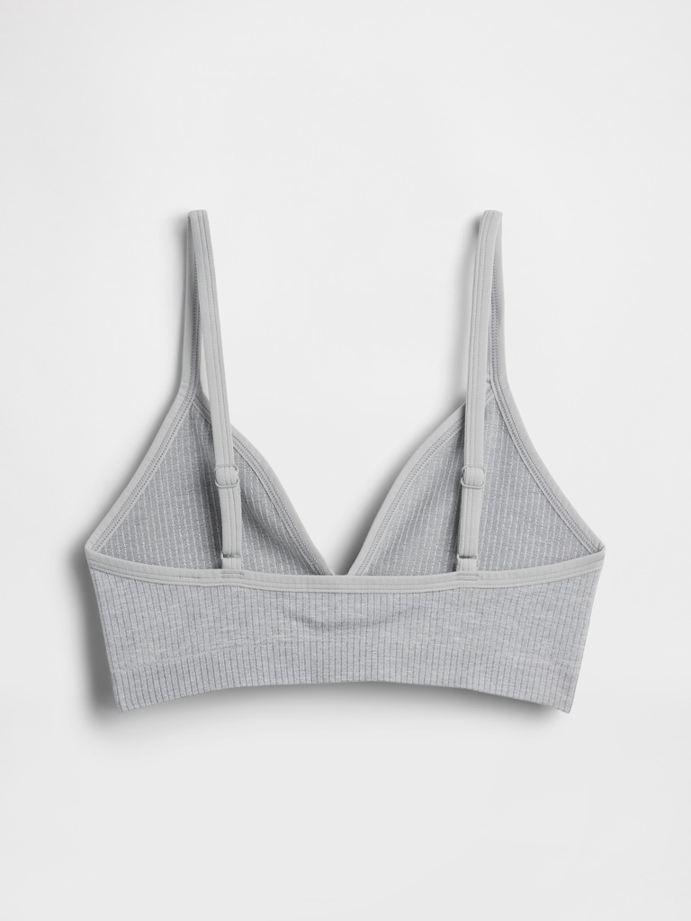 Seamless Rib Triangle Bralette