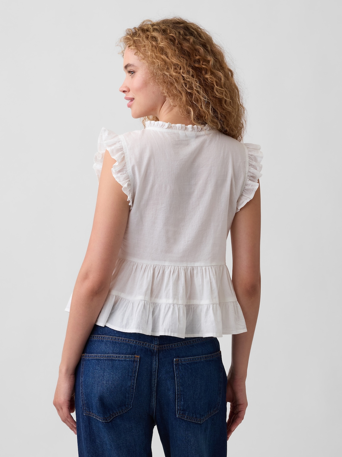 Tiered Ruffle Top