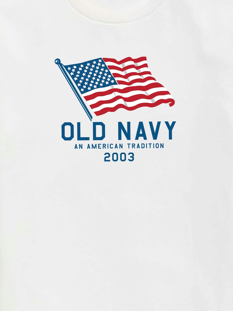 Heritage 2003 Flag Graphic T-Shirt For Kids