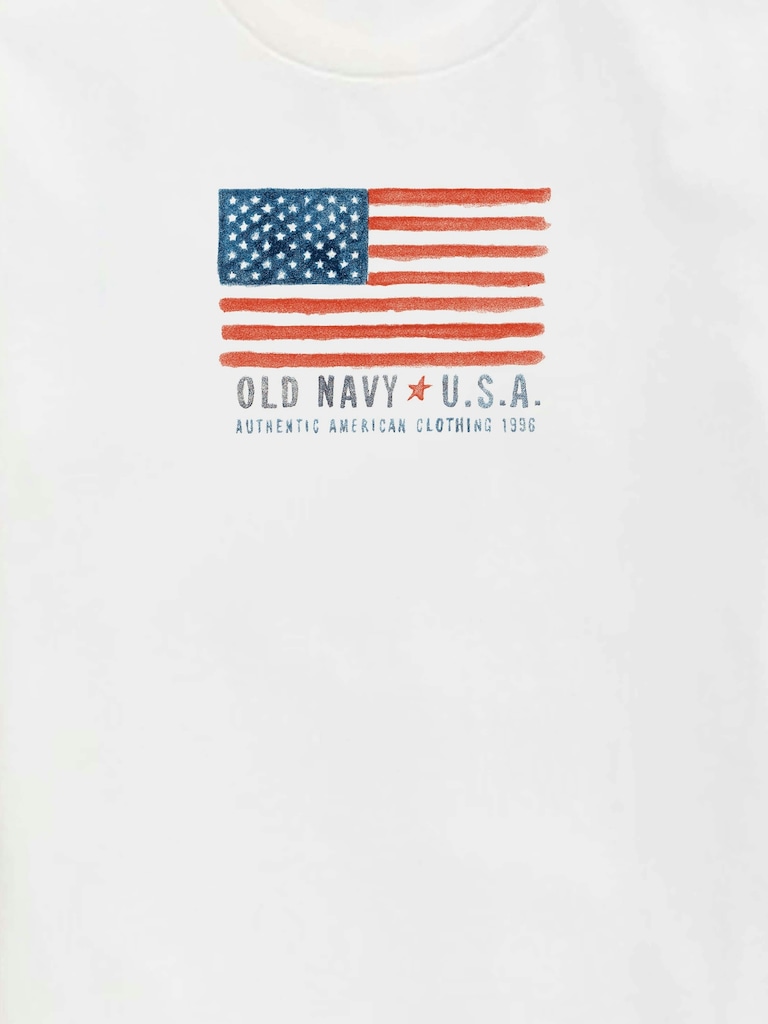 Heritage 1996 Flag Graphic T-Shirt For Kids