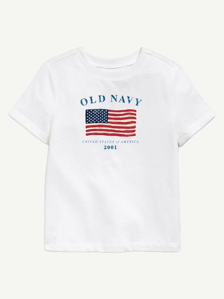 Heritage 2001 Flag Graphic T-Shirt For Toddler