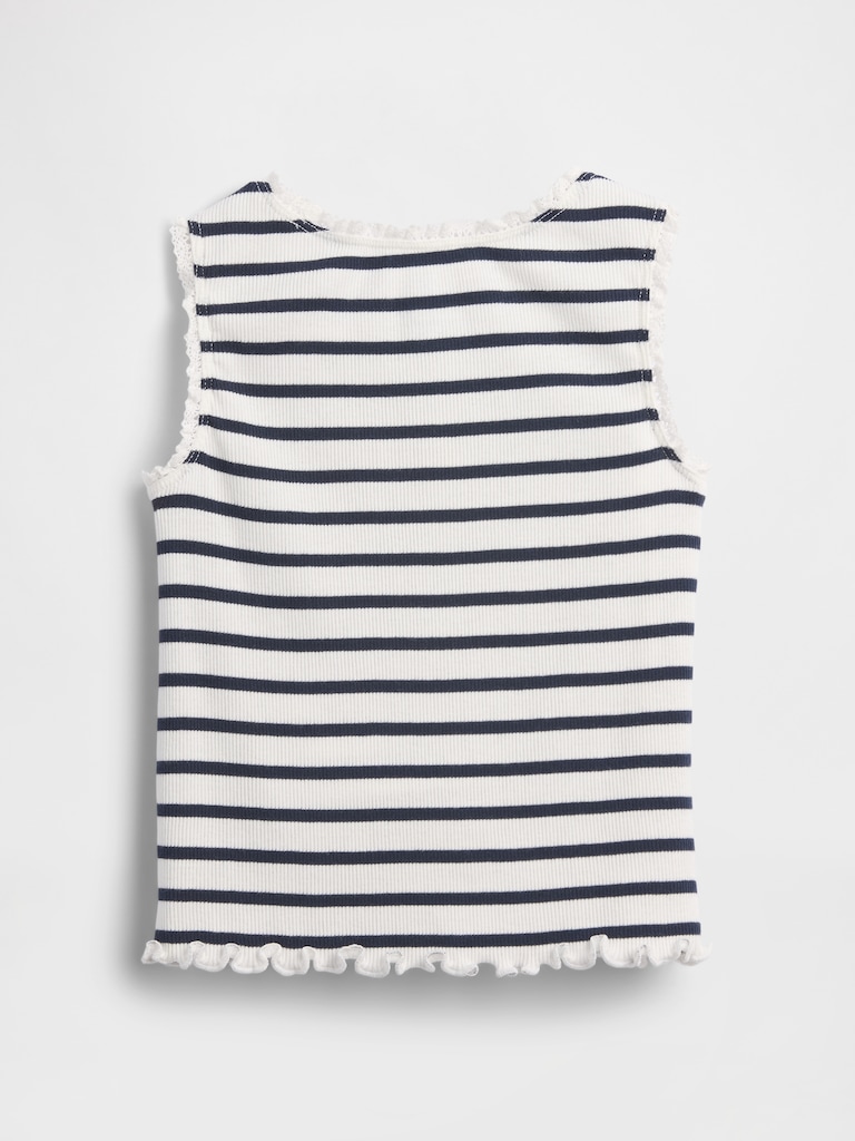 Baby & Toddler Graphic Stripe Rib Tank Top