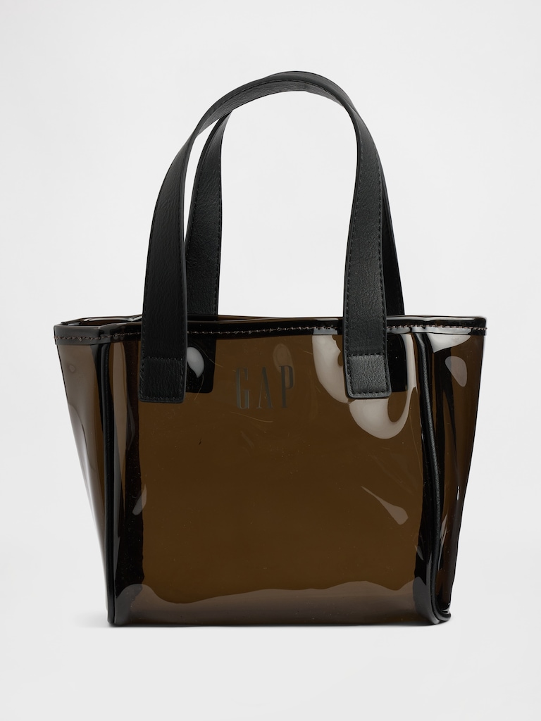 Mini fourre-tout transparent à logo Gap