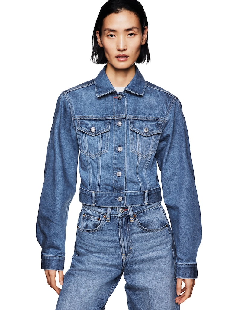 Gap × Victoria Beckham Relaxed Crop Denim Jacket