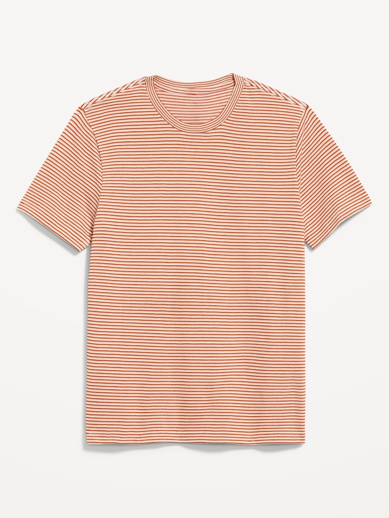Crew-Neck Striped T-Shirt