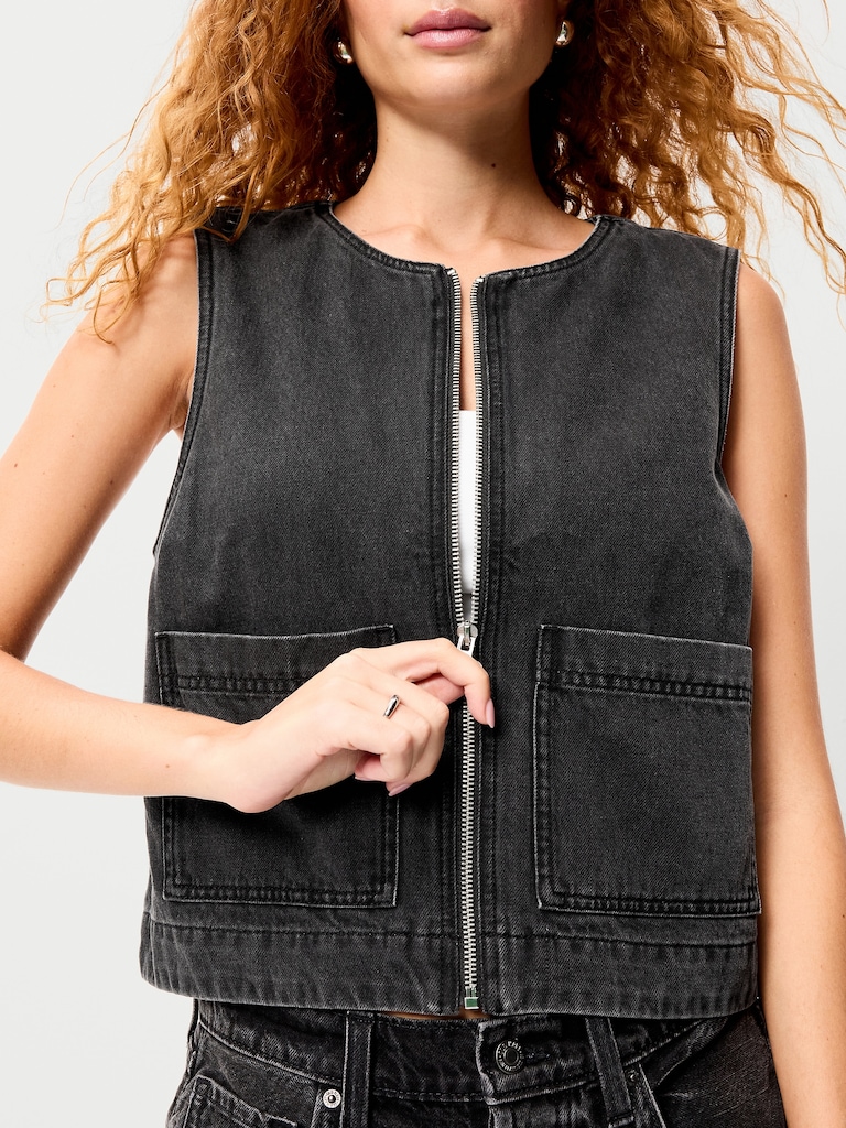 Zip-Front Utility Vest
