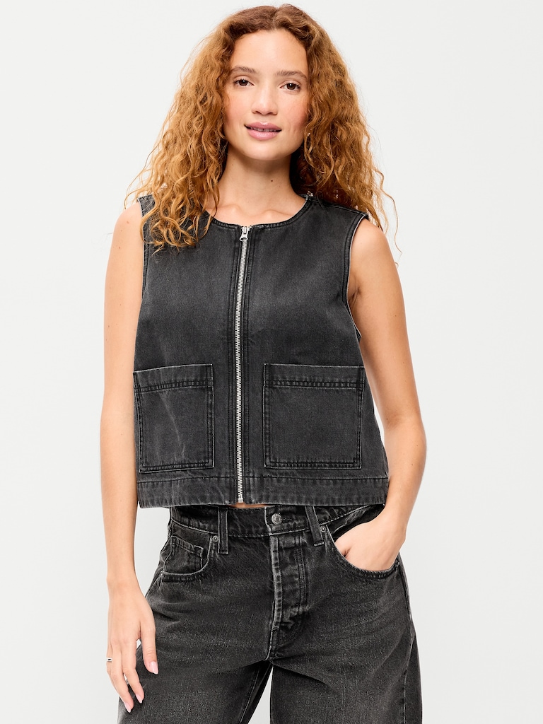Zip-Front Utility Vest