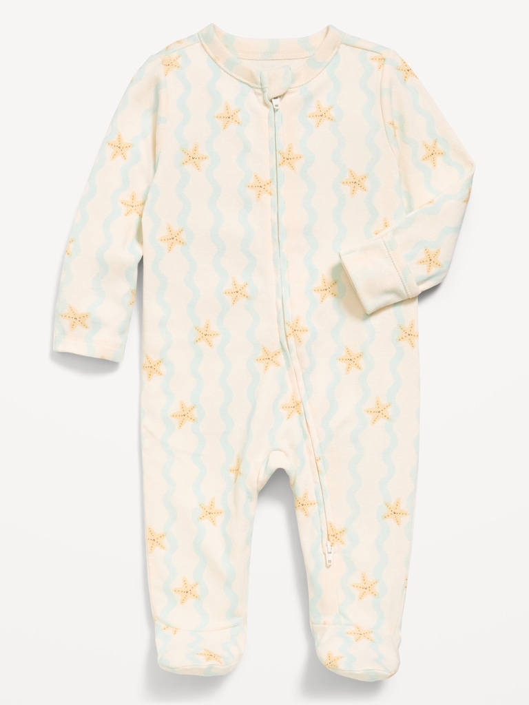 Une-pièce Nuit ou jeu à pieds à glissière à double sens pour bébé