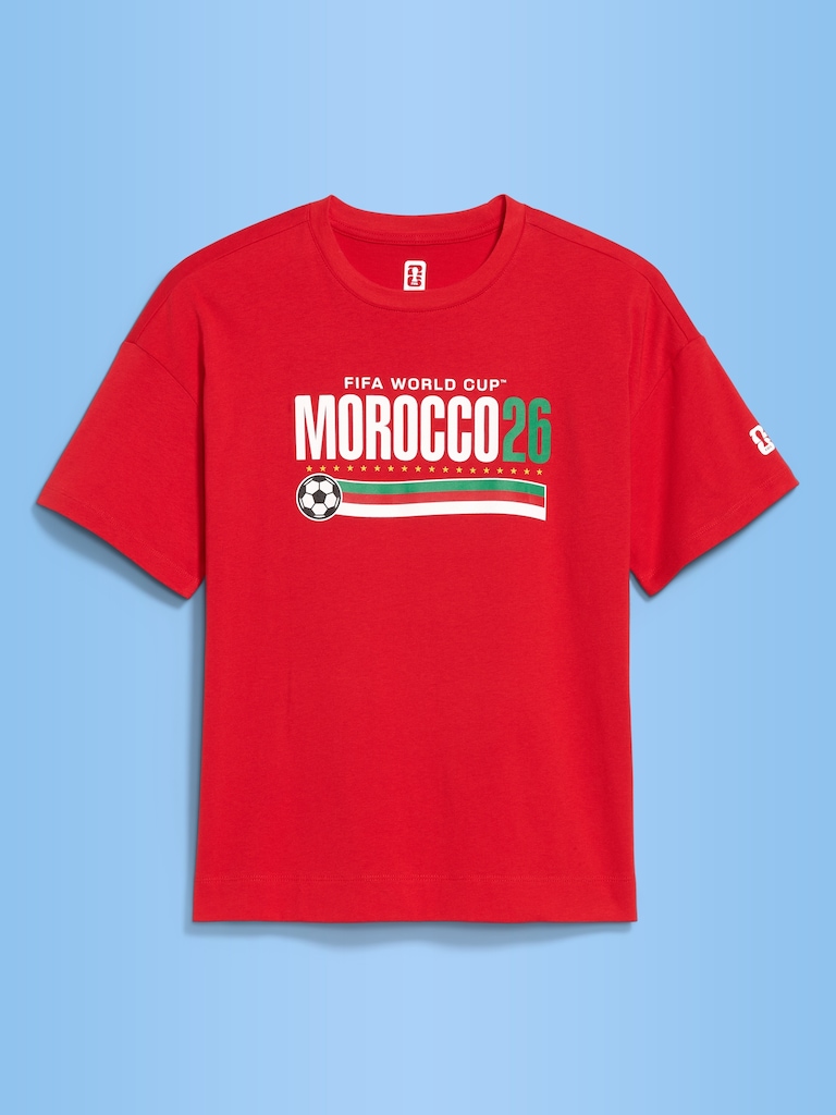 FIFA World Cup 26™ Morocco Vintage Crew-Neck T-Shirt for Women