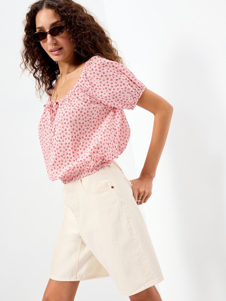 Bubble Hem Top