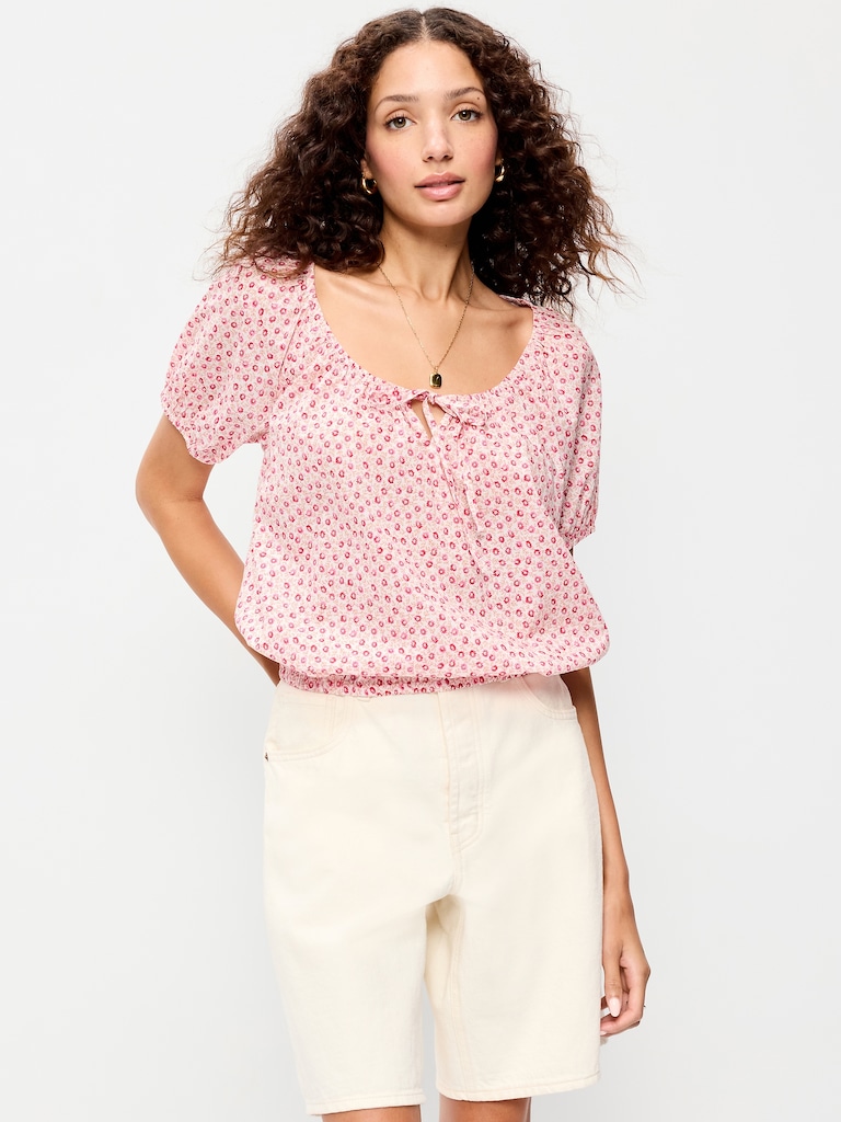 Bubble Hem Top
