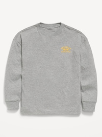 Oversized Long-Sleeve Graphic T-Shirt for Boys