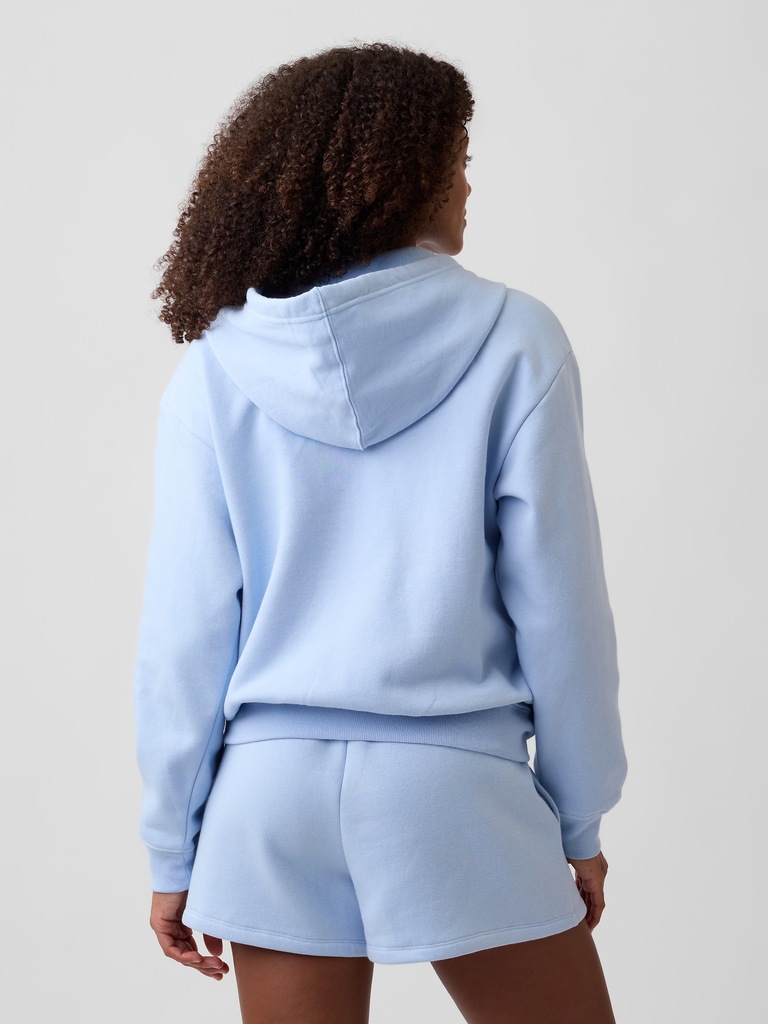 Relaxed Gap Logo Zip Hoodie