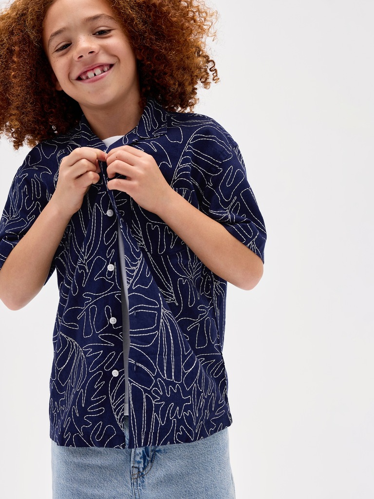 Kids Textured Vacay Shirt