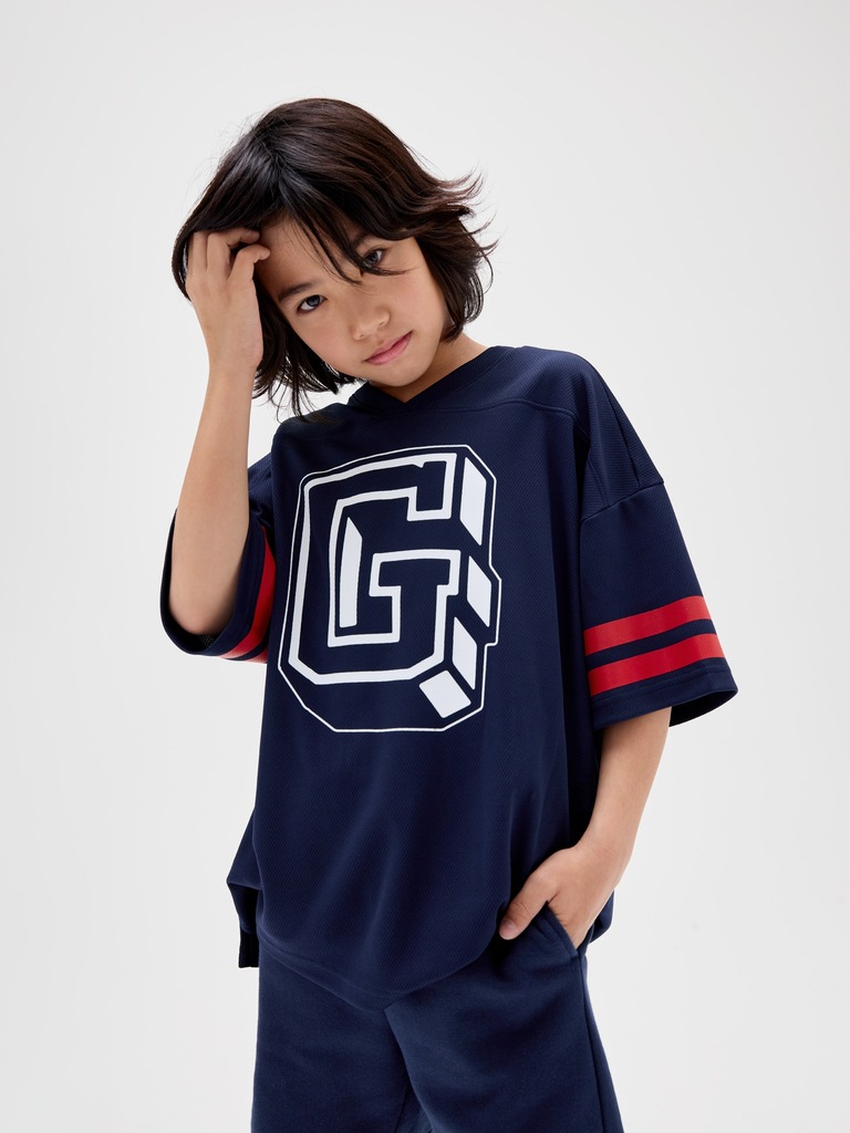 Kids Relaxed Mesh Soccer T-Shirt