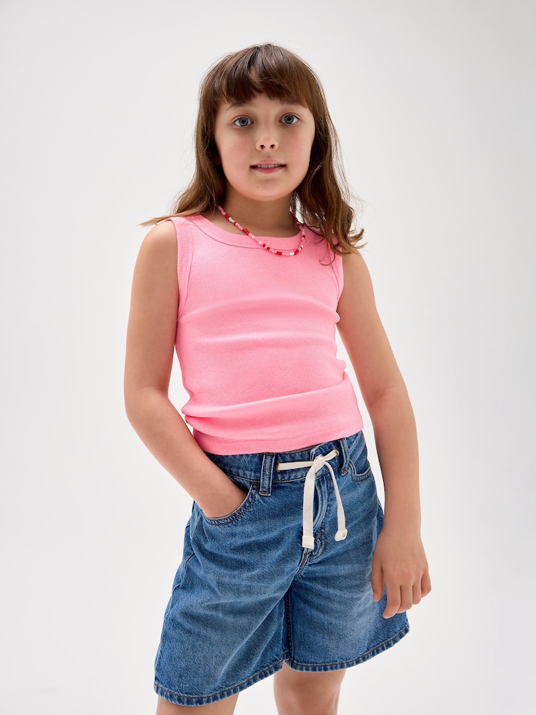 Kids Ribbed Tank Top