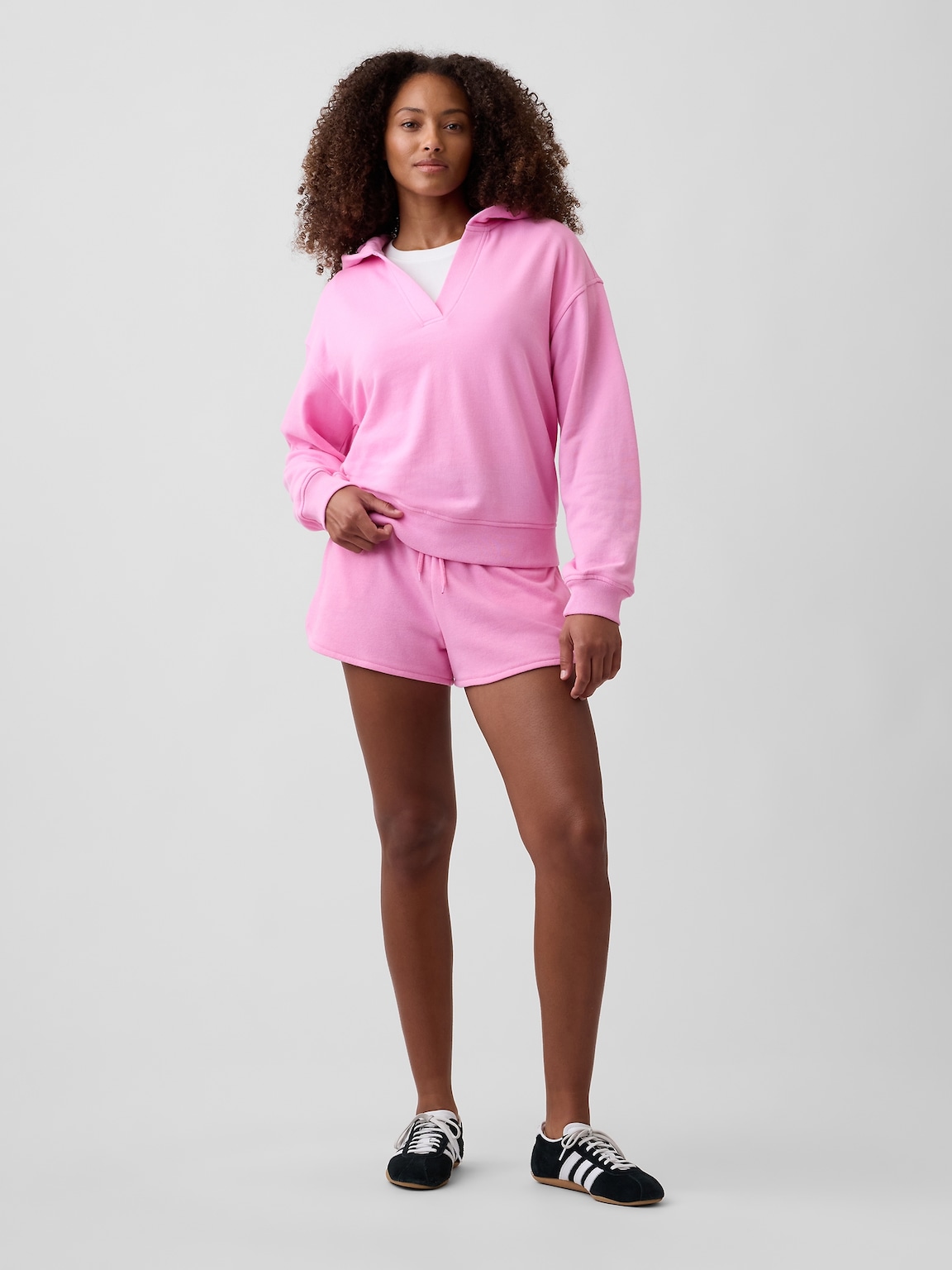 Relaxed French Terry Hoodie