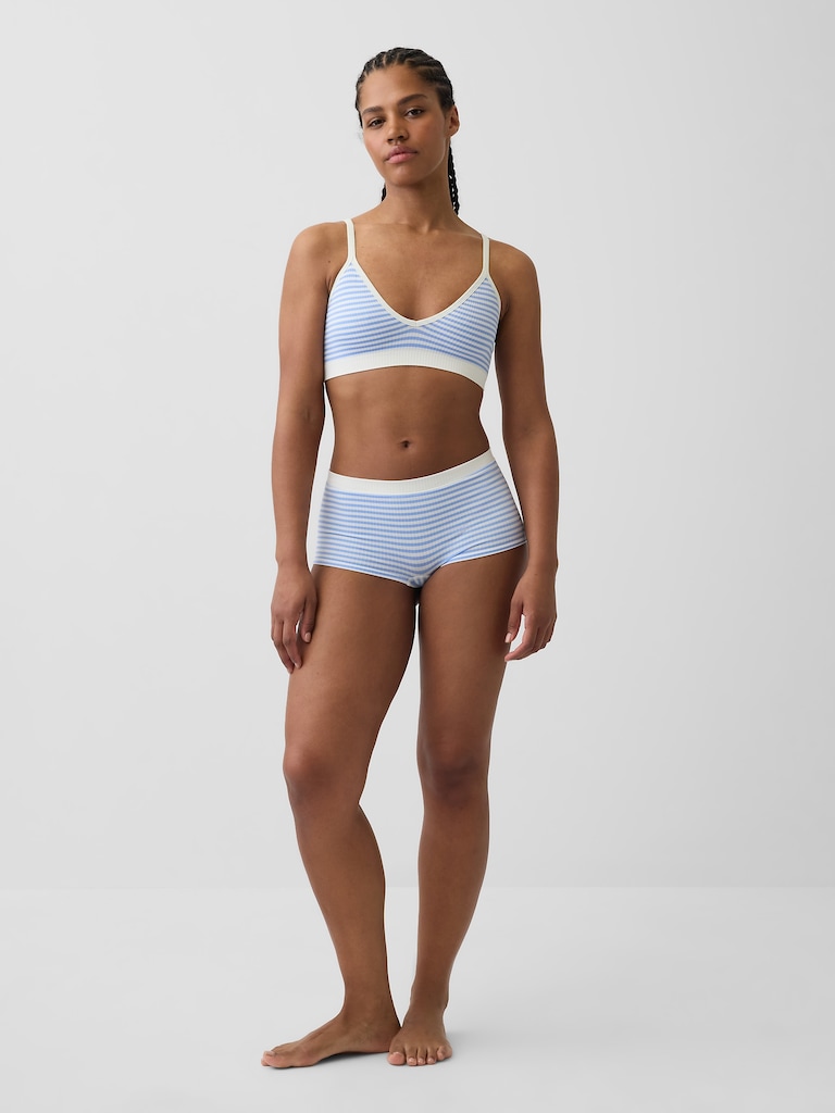 Seamless Rib Triangle Bralette