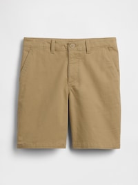Kids Uniform Stretch Relaxed Khaki Shorts