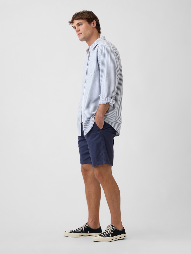 9" Essential Khaki Shorts
