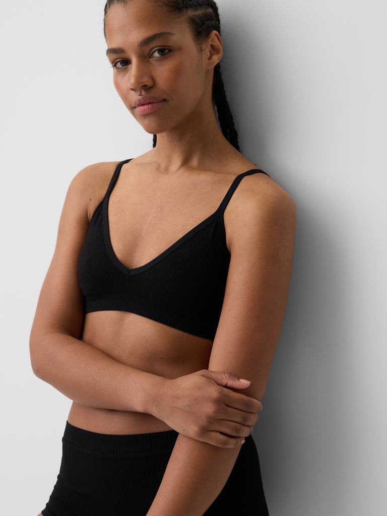 Seamless Rib Triangle Bralette