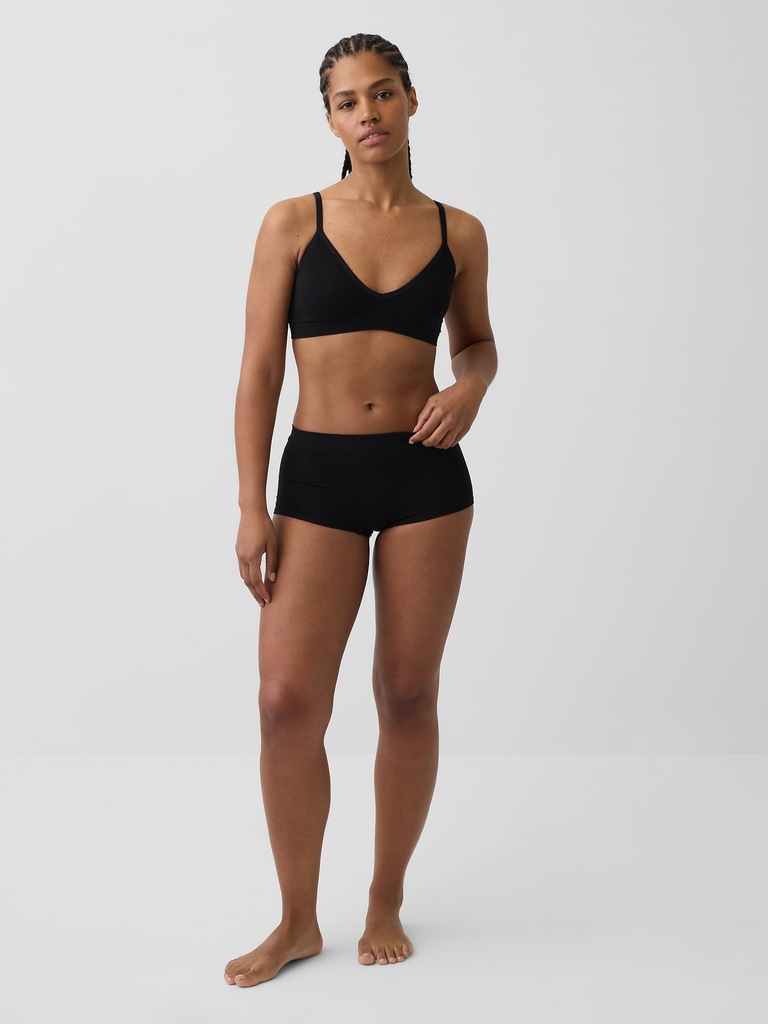 Seamless Rib Triangle Bralette