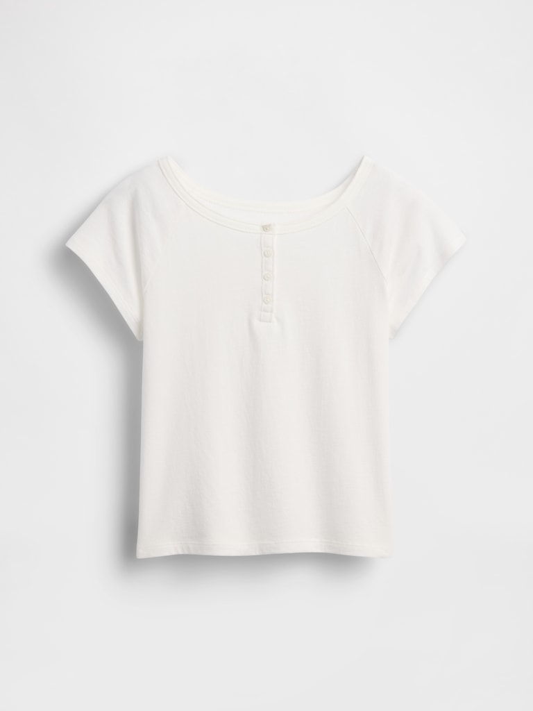Kids Raglan Henley T-Shirt