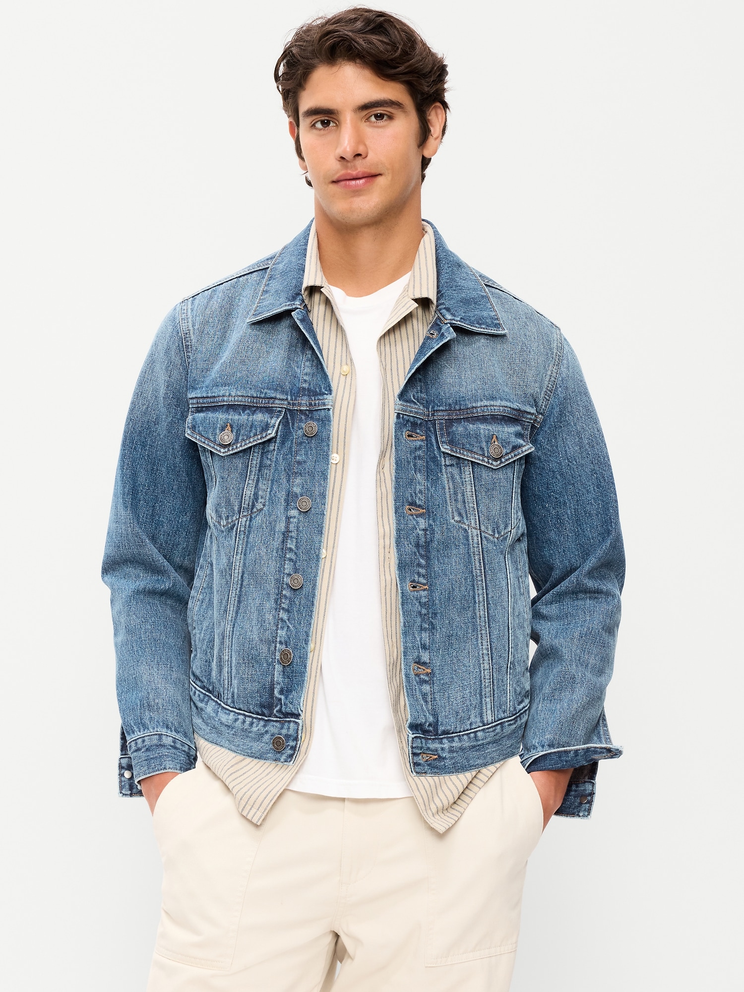 Men Coats & Jackets Jean Jackets | Old Navy