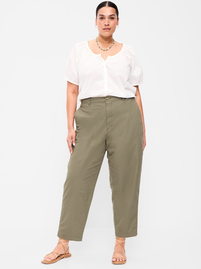 High-Waisted OGC Chino Tapered Straight Pants