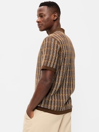 Short-Sleeve Sweater Shirt