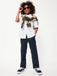Uniform Straight Leg Tech Pants for Boys