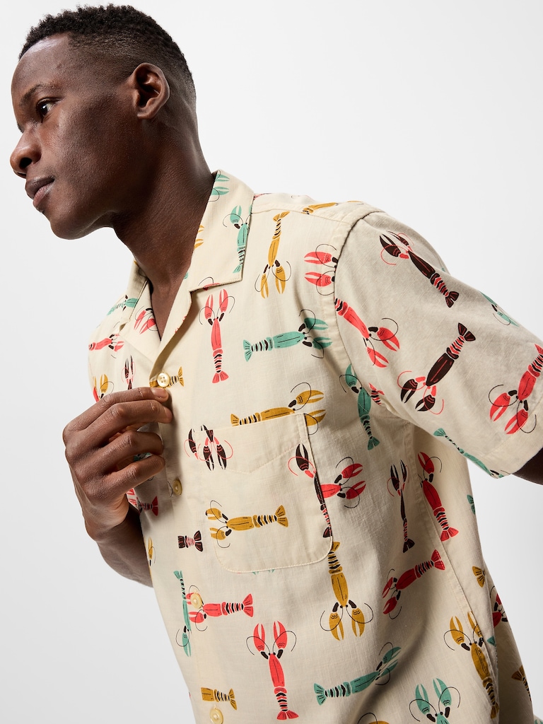 Short-Sleeve Camp Shirt