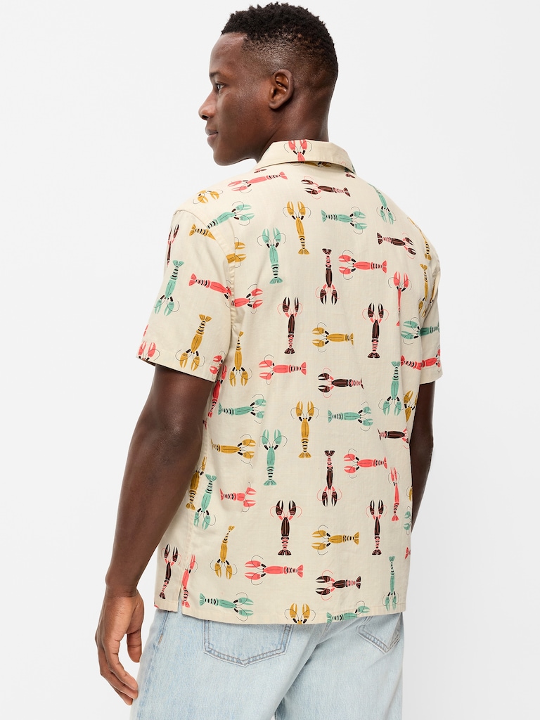 Short-Sleeve Camp Shirt