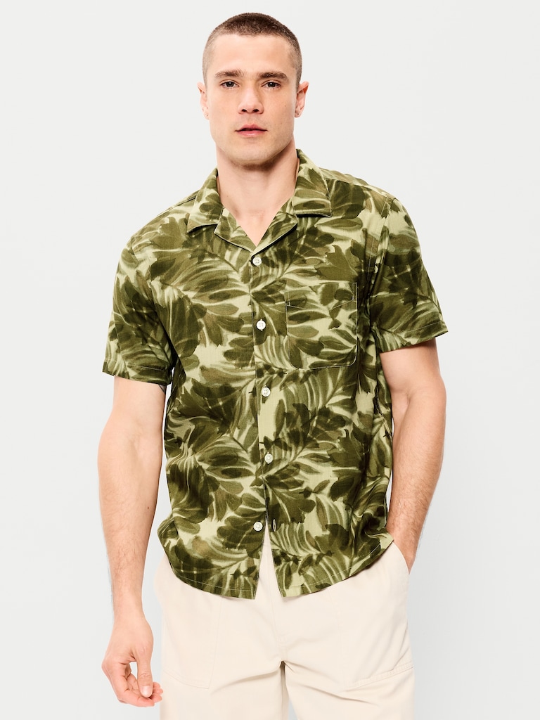 Short-Sleeve Camp Shirt