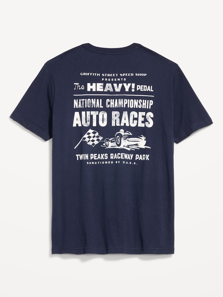 Soft-Washed Crew-Neck Graphic T-Shirt