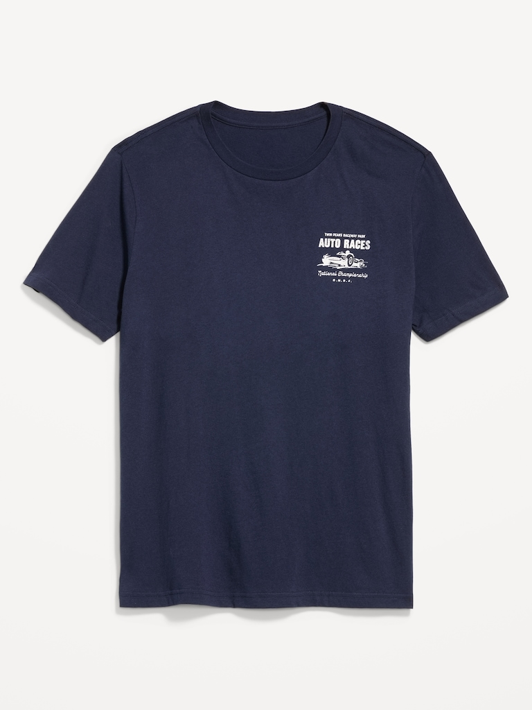 Soft-Washed Crew-Neck Graphic T-Shirt