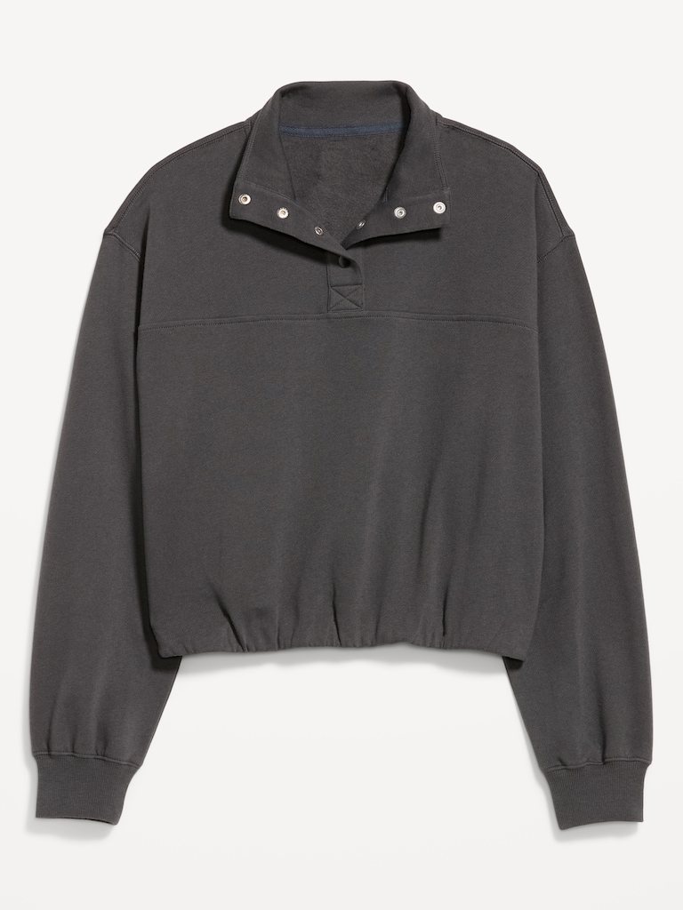 SoComfy Funnel-Neck Sweatshirt