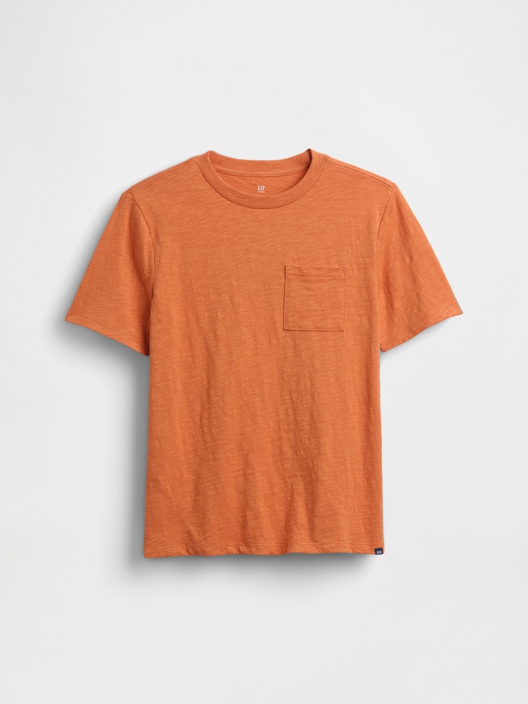 Kids Organic Cotton Pocket T-Shirt