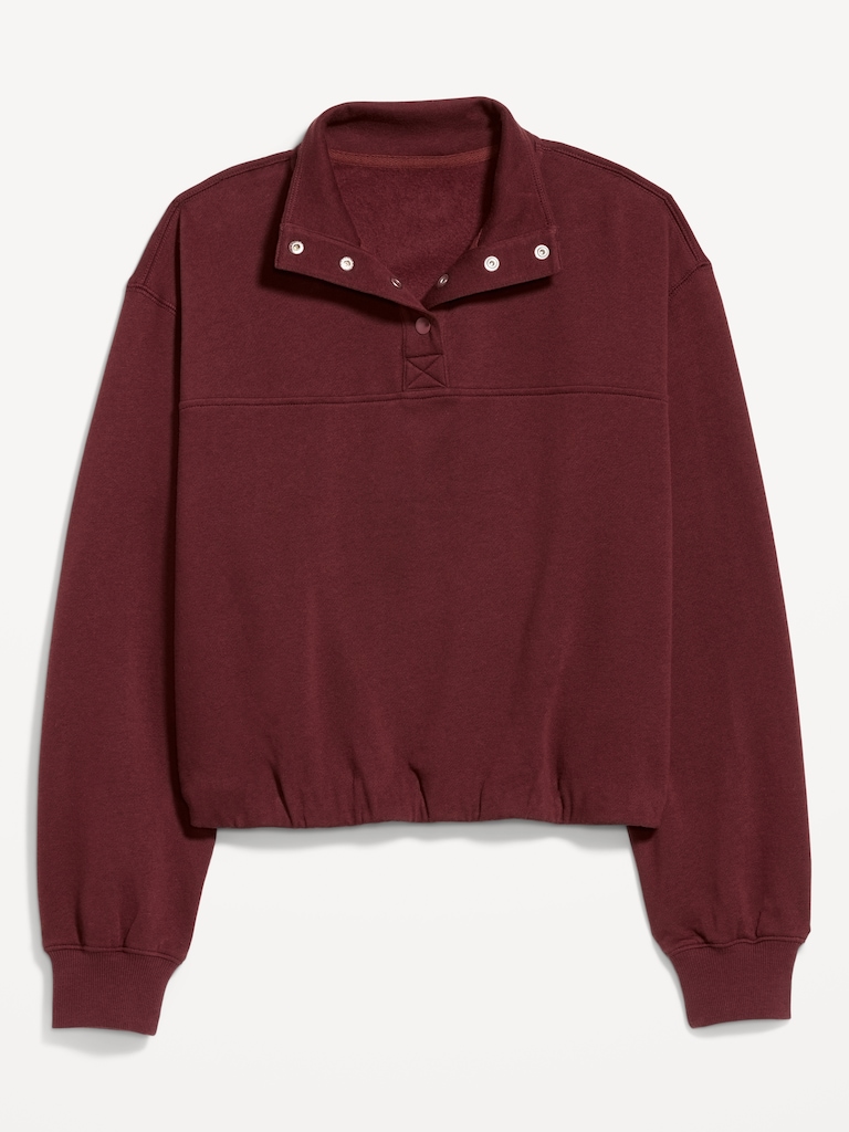 SoComfy Funnel-Neck Sweatshirt