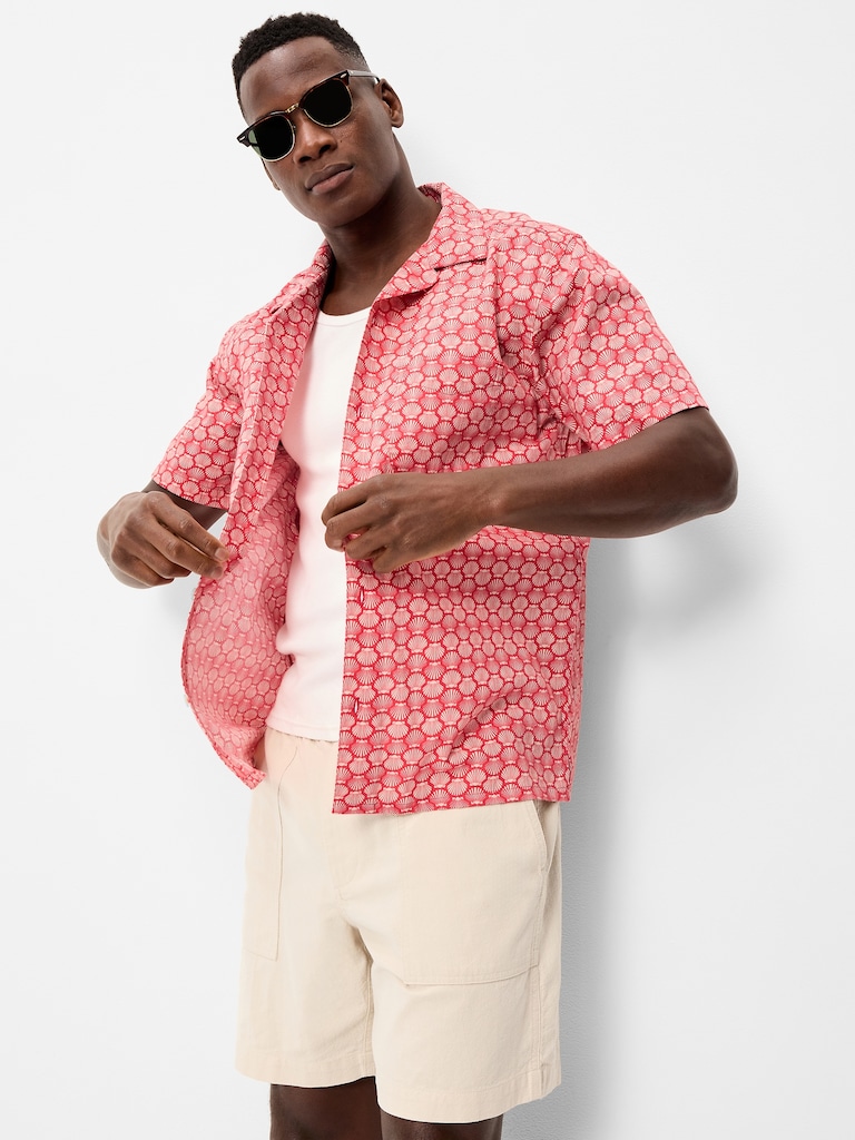 Short-Sleeve Camp Shirt