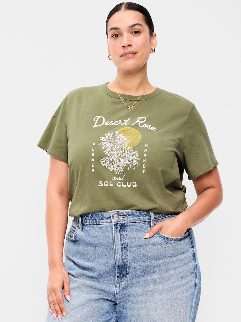 EveryWear Crew-Neck Graphic T-Shirt