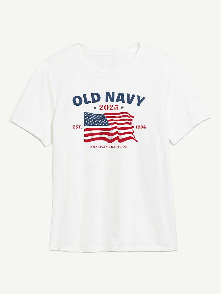 Heritage 2025 Flag Graphic T-Shirt For Women