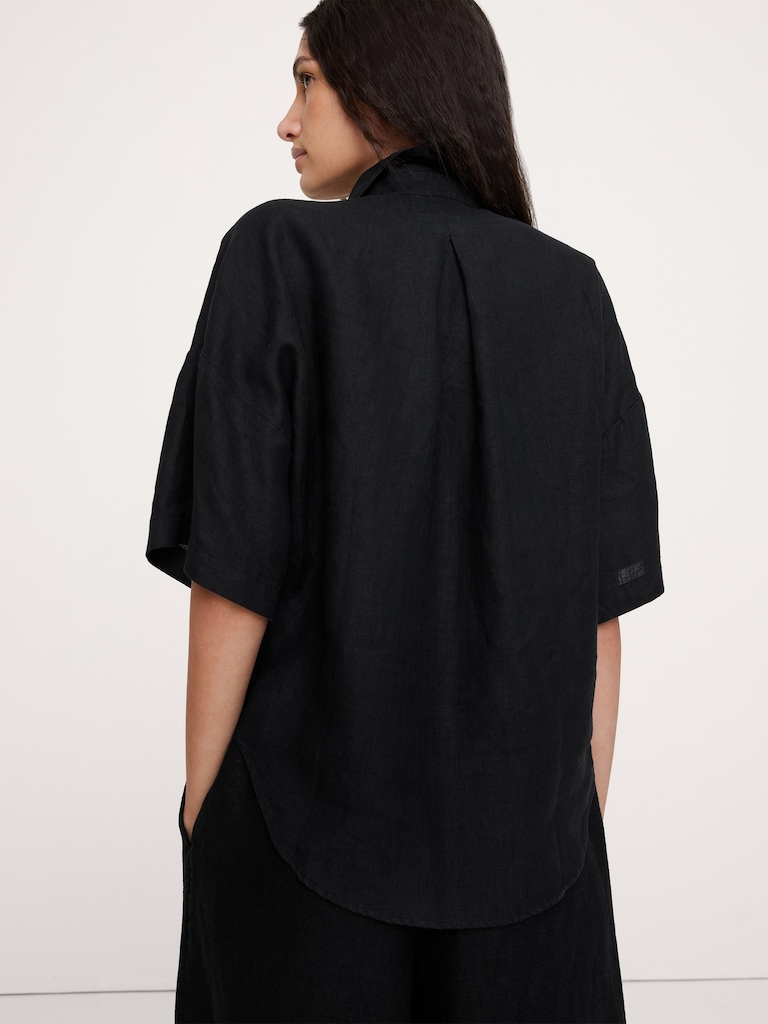 Linen Short-Sleeve Shirt