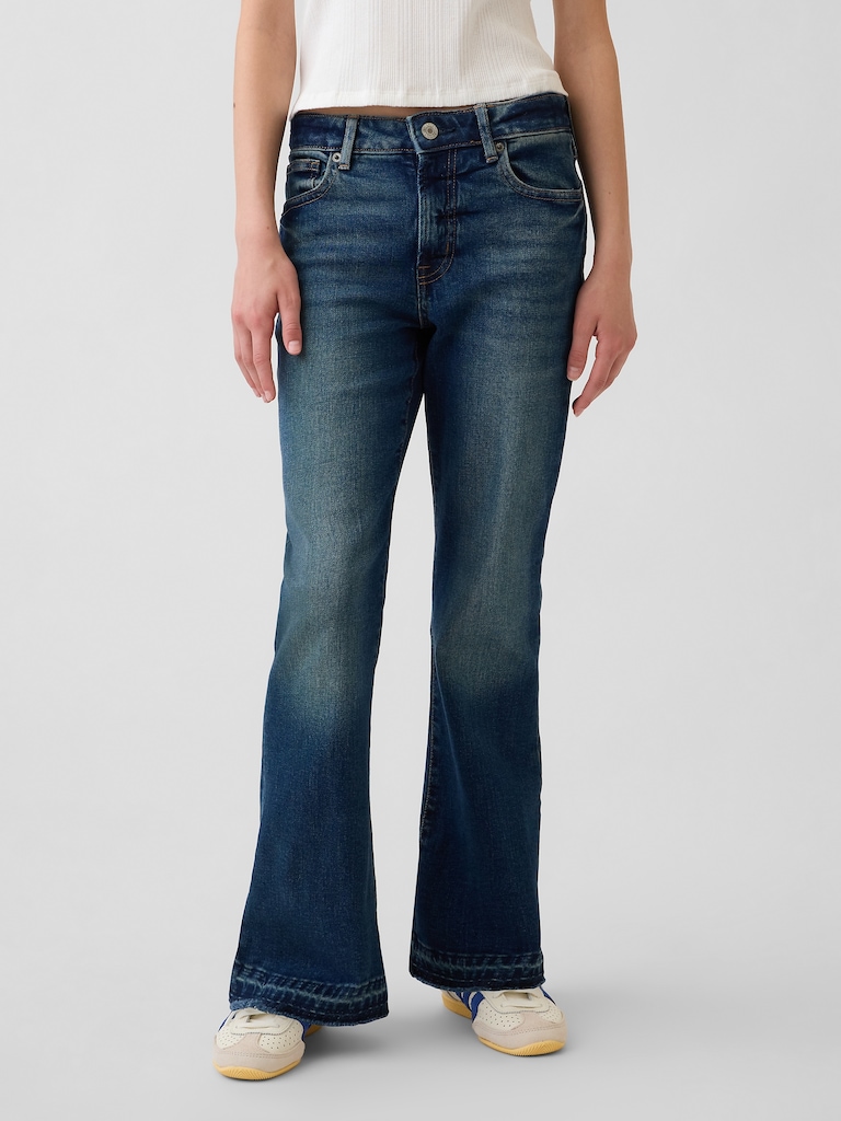 Kids High Rise '70s Flare Jeans