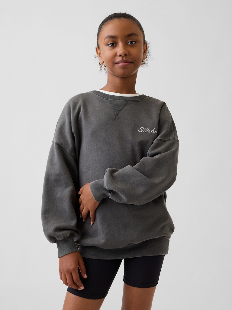 Gap × Disney Kids VintageSoft Oversized Sweatshirt