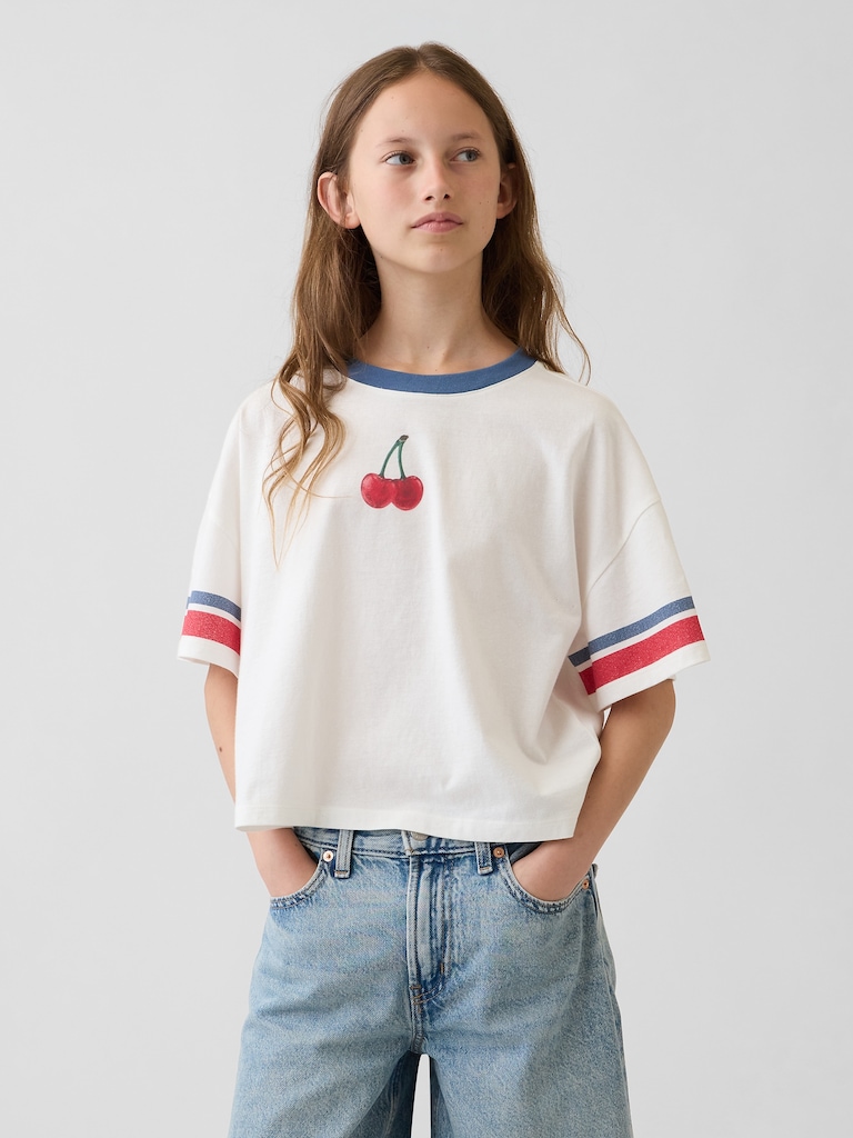 Kids Oversized Graphic T-Shirt
