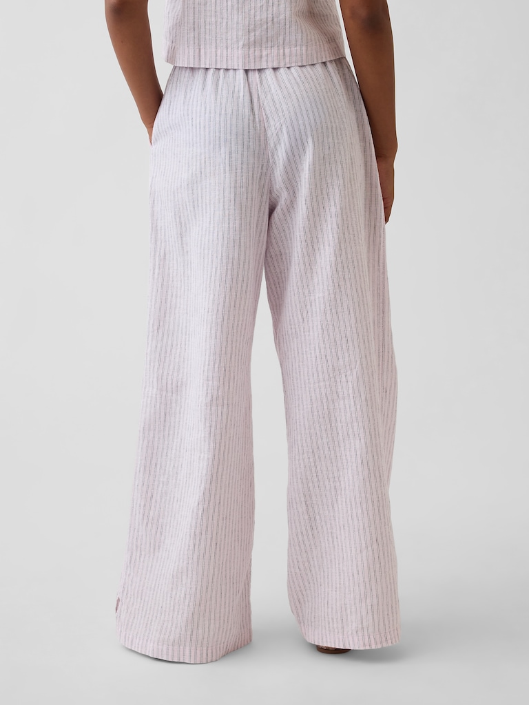 Kids Linen-Cotton Easy Wide-Leg Pants